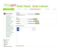 Tablet Screenshot of eladohazaklakasok.hu